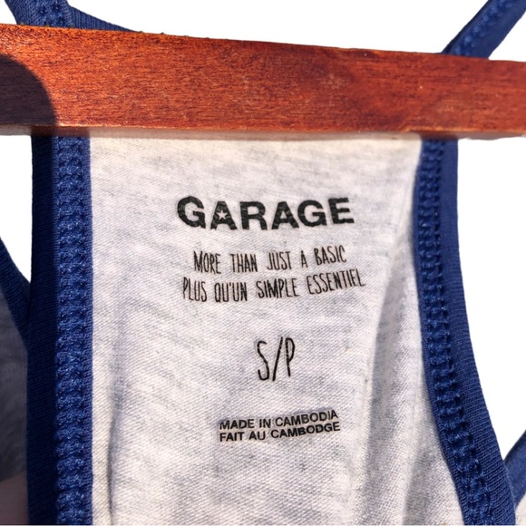 Garage camisole grey and blue Adjusted fit skinny - Picture 3 of 4